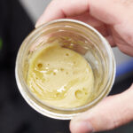 Rosin during cold cure