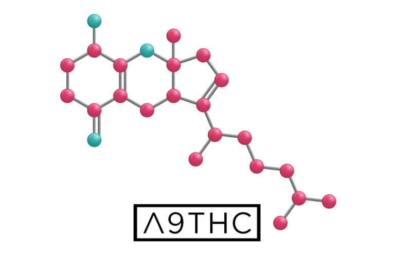 Click to see a larger version of the image Delta 9 THC compound