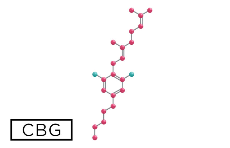 Click to see a larger version of the image CBG chemical structure