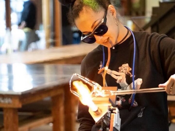 Click to see a larger version of the image Sibelle Yüksek at the Pilchuck Glass School