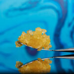 Live resin sugar concentrate on dab tool
