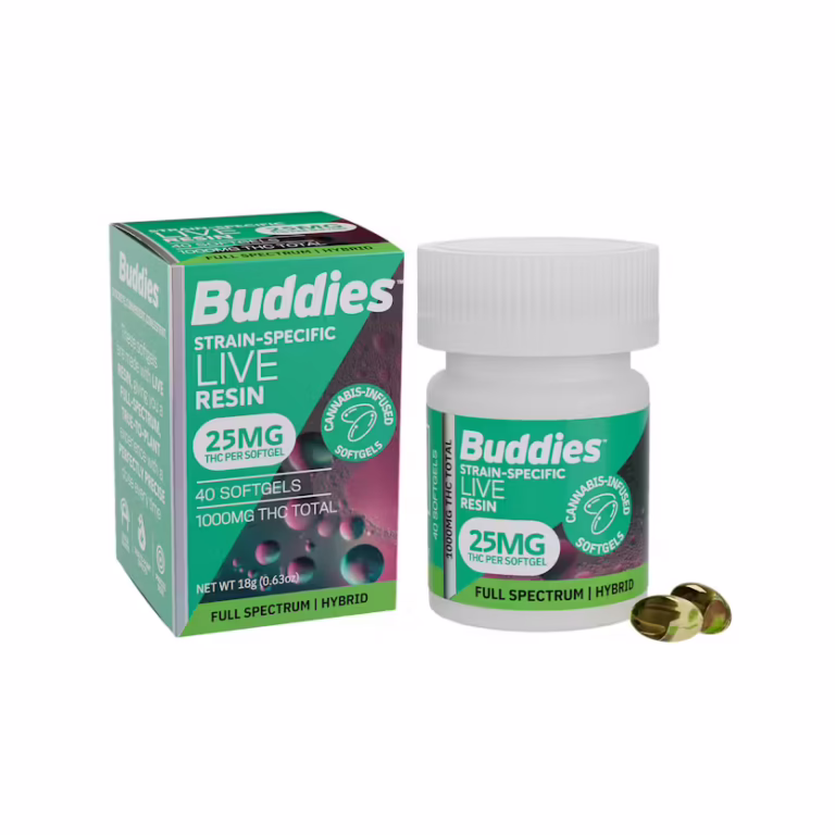 Buddies Live Resin Softgels