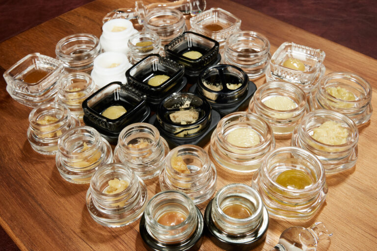 Different type of cannabis concentrates