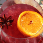 Cannabis drink with garnish