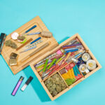 Cannabis products in box