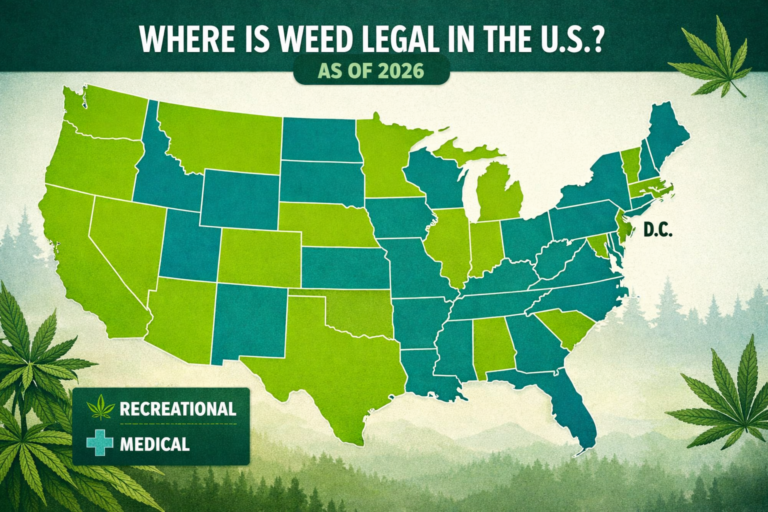 US maps of legal states