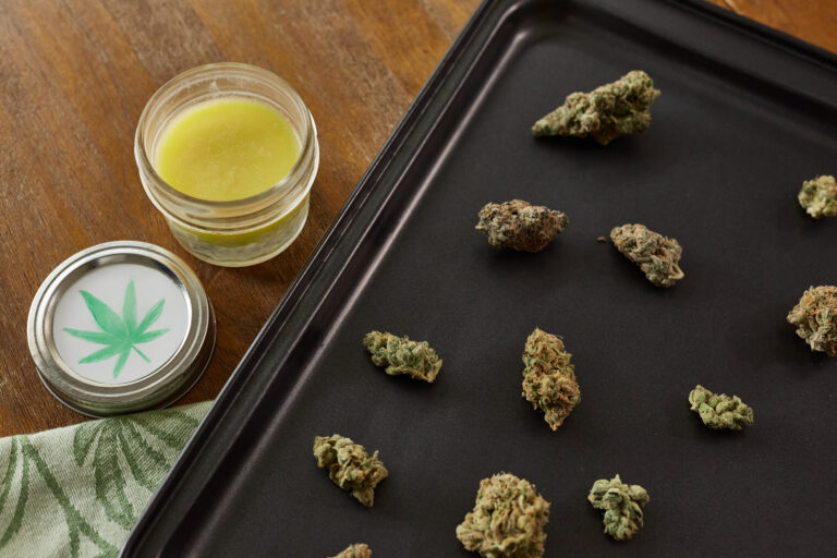 cannabutter and buds