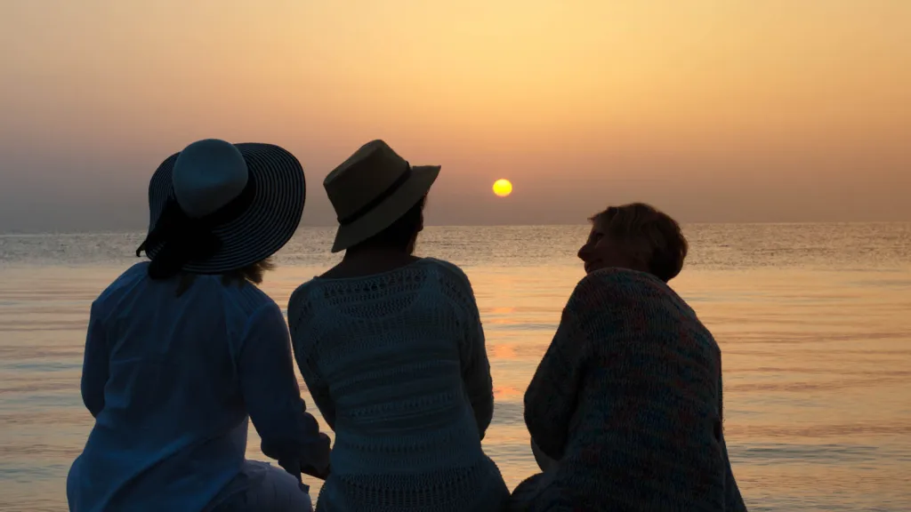 Sunset at the beach