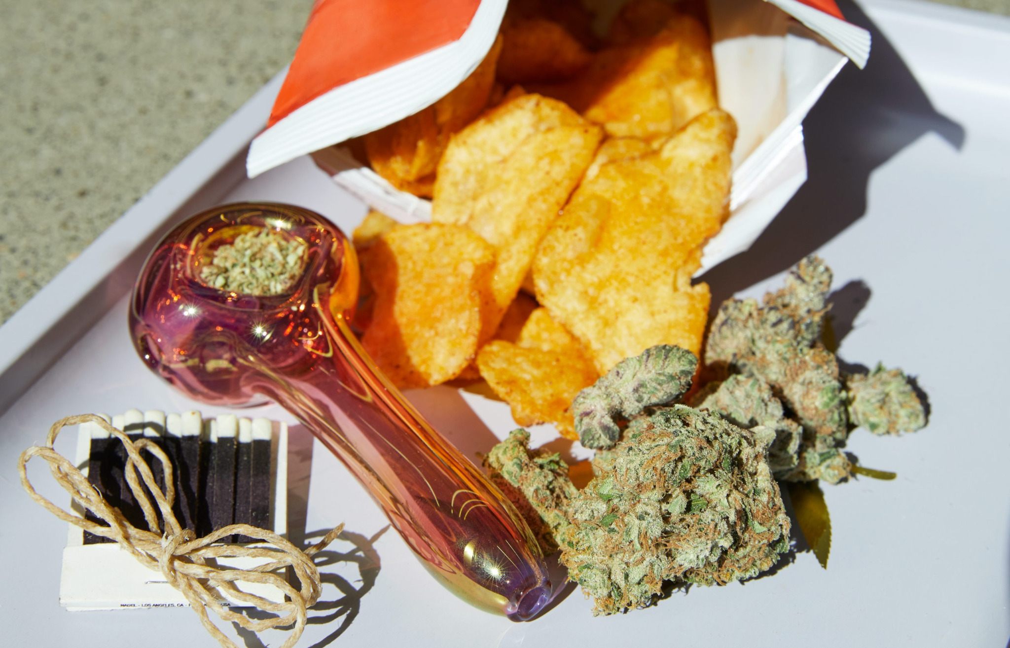Cannabis, flower and snacks