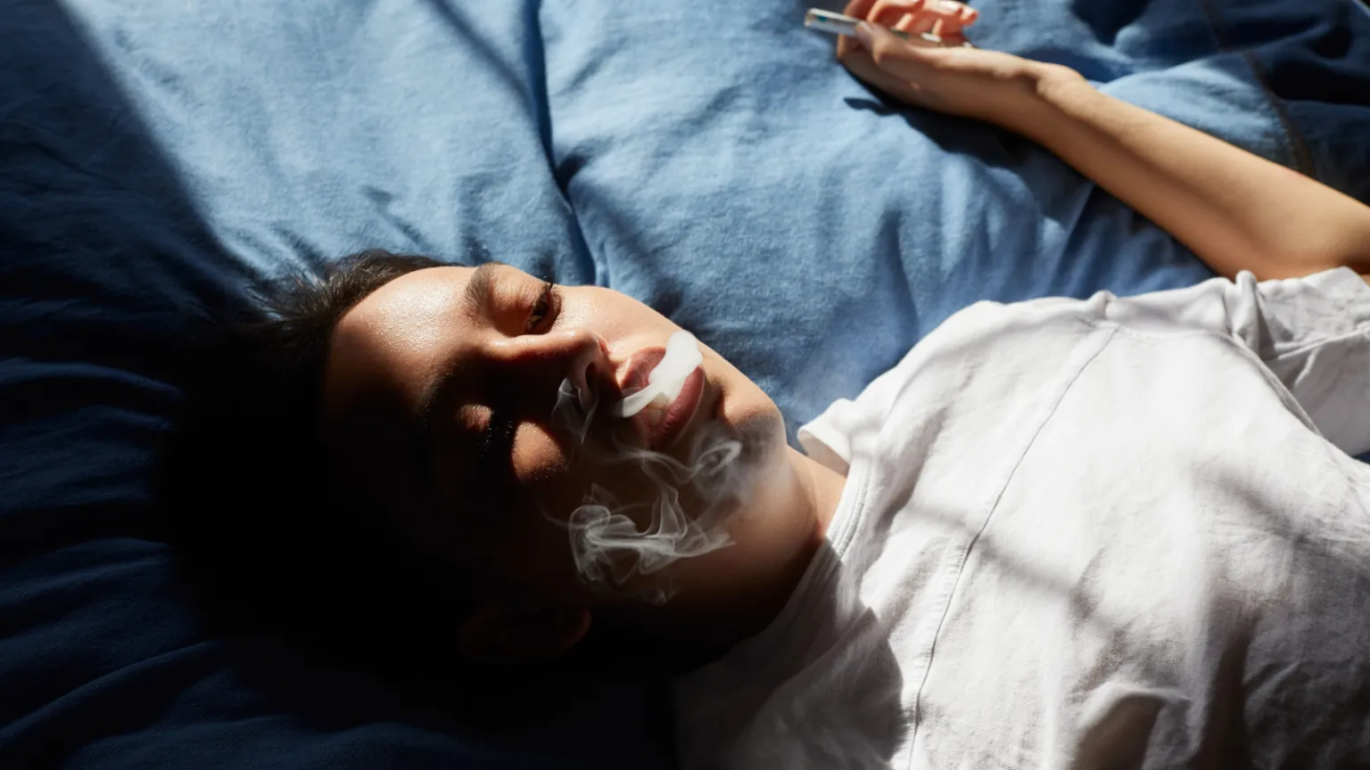cannabis parent relaxing