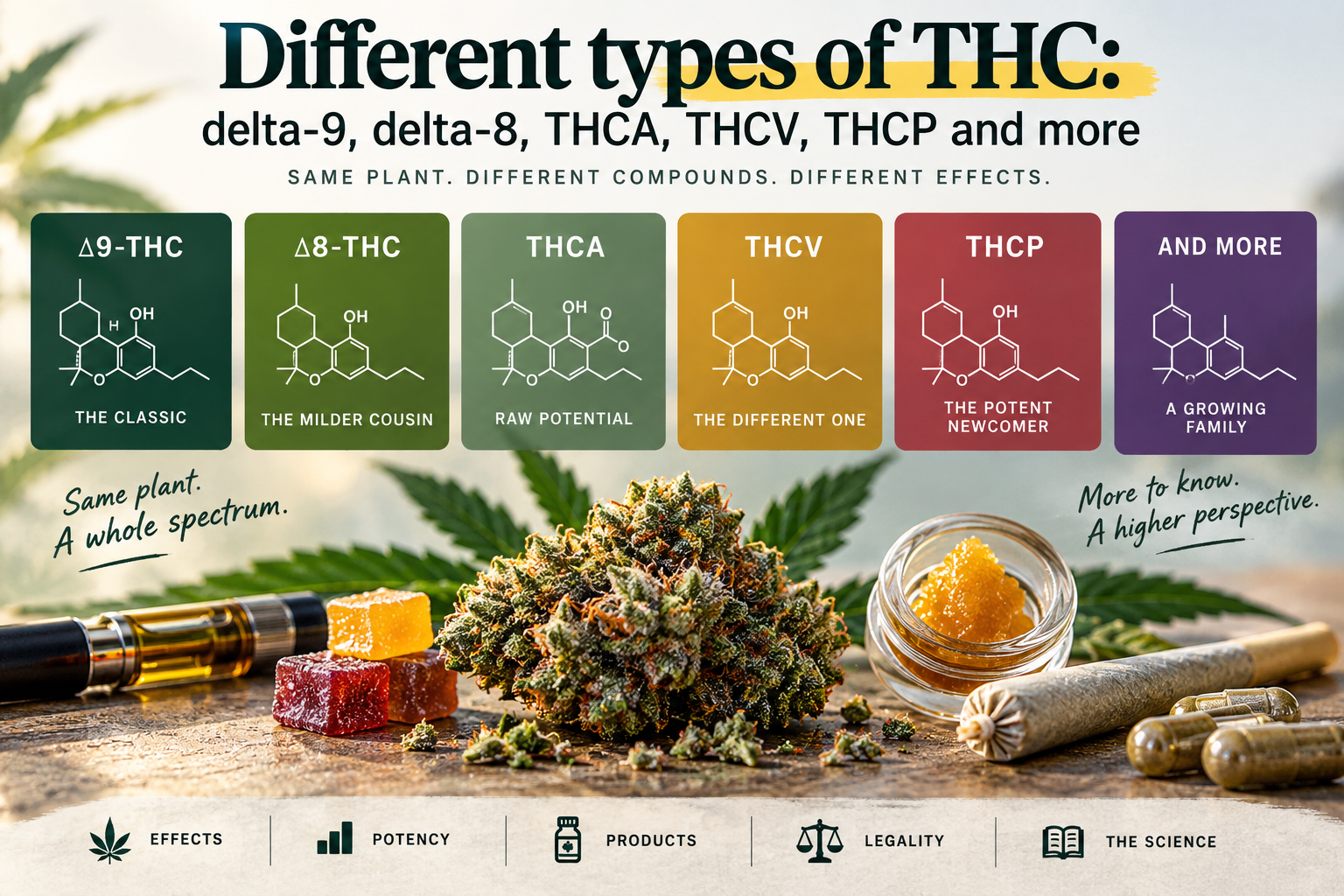 Types of THC