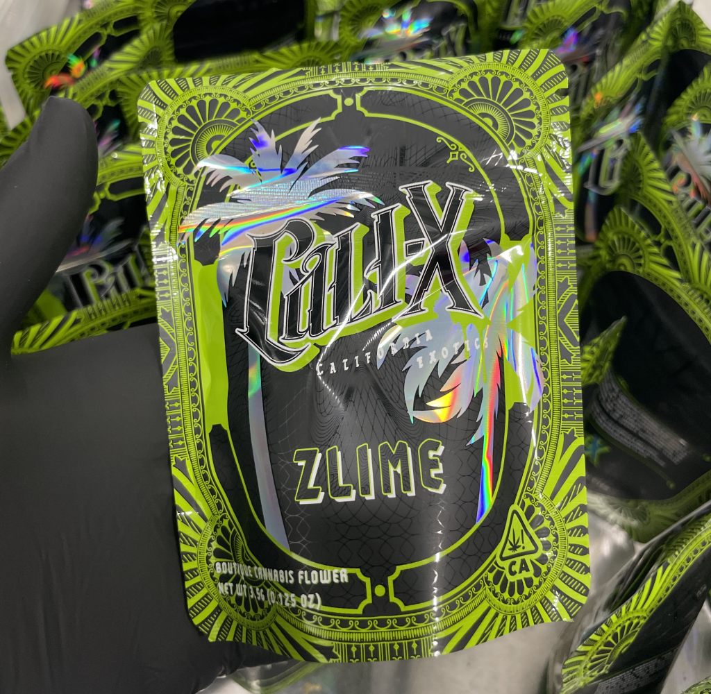 zlime weed packaging by cali-x