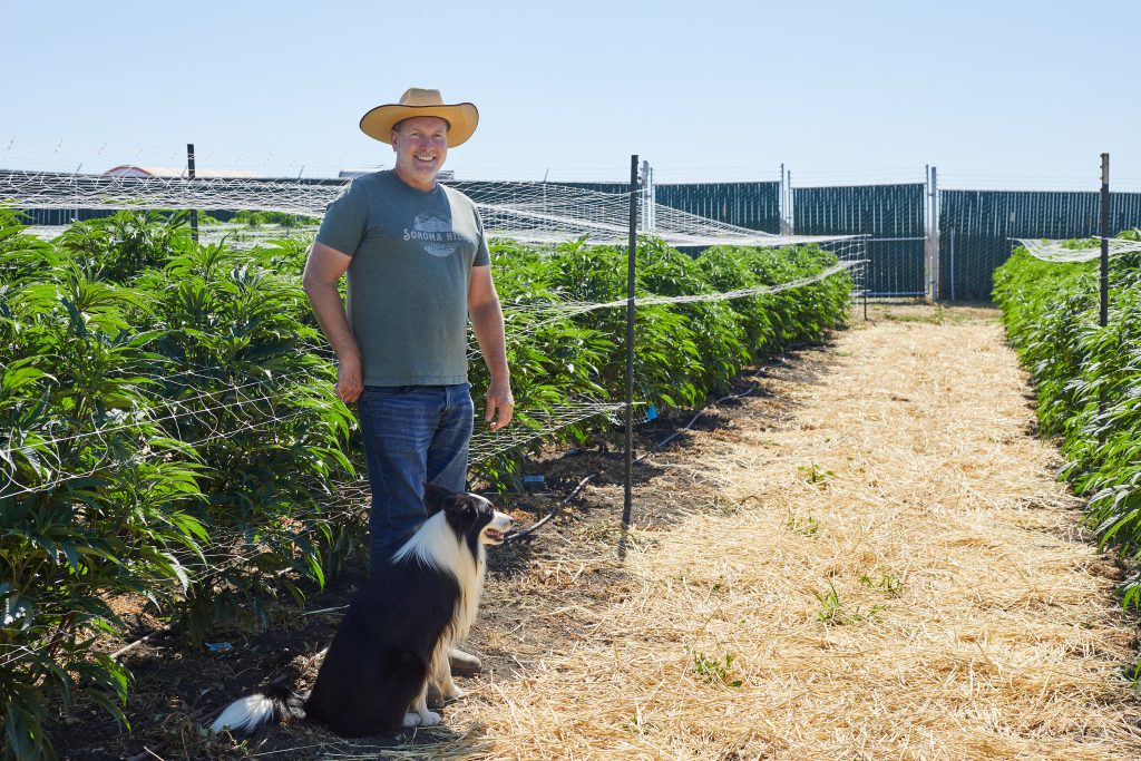 Aaron Keefer at Sonoma Hills Farm